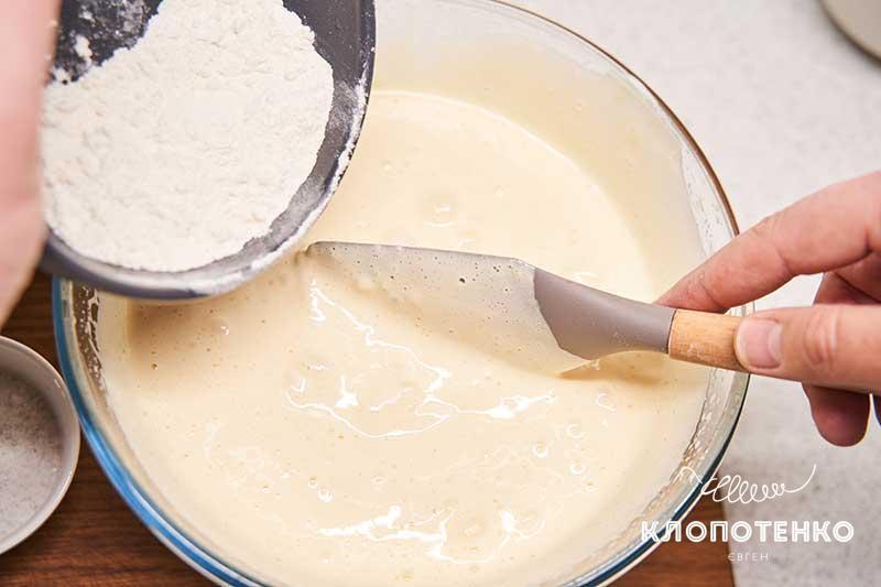 How to make batter.