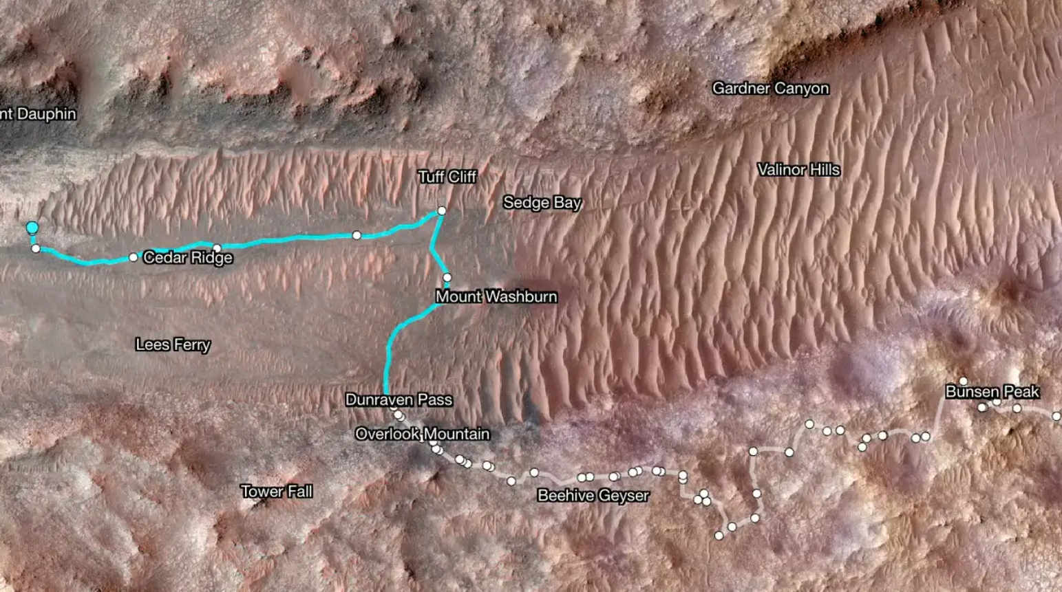 NASA rover accidentally drew a giant penis: it was spotted on satellite photos