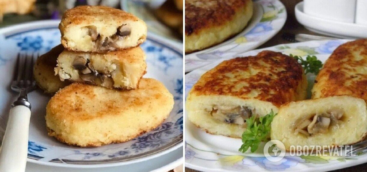 Stuffed potato pies.