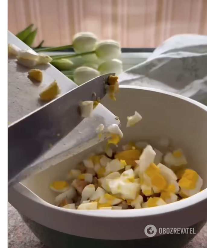 Salad preparation