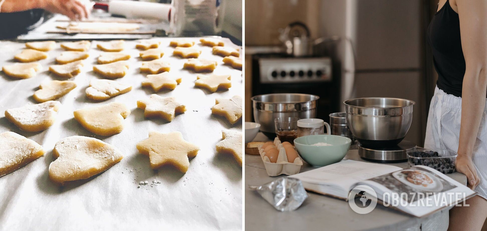 Cooking baked goods