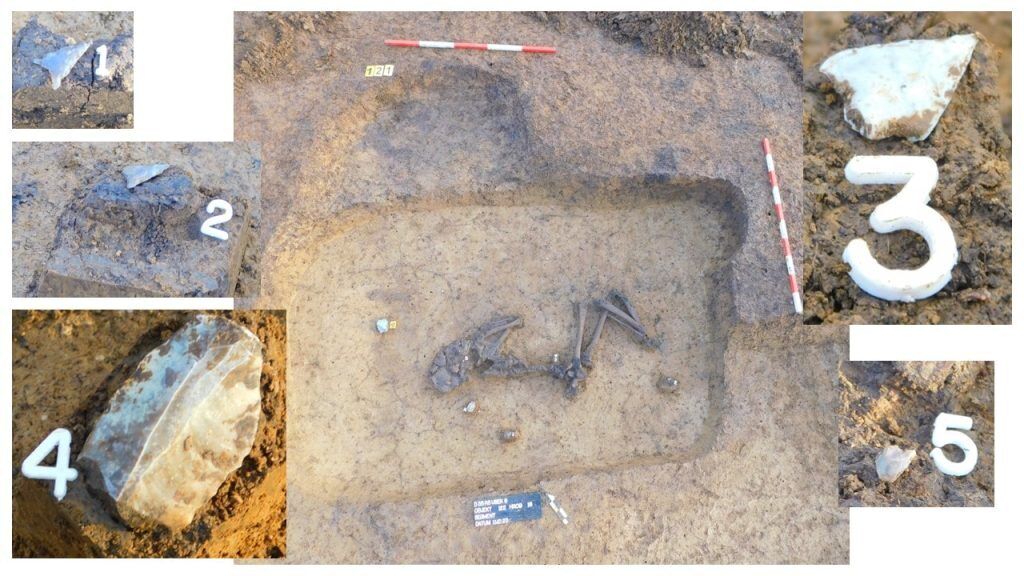 A unique prehistoric mound with graves was discovered in the Czech ...