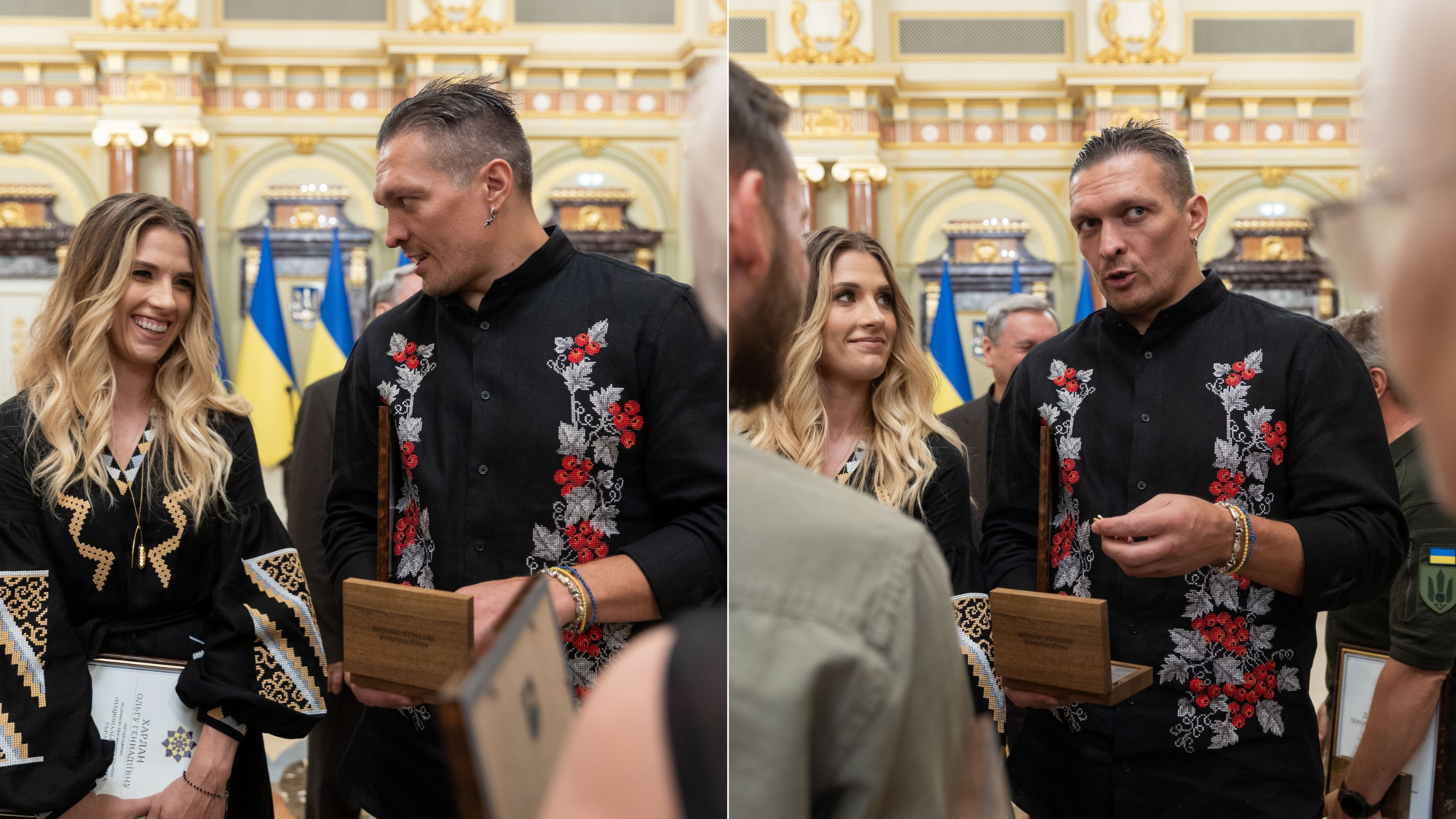 The most decorated Ukrainian sportswoman Olha Kharlan shows off ₴7K embroidered dress