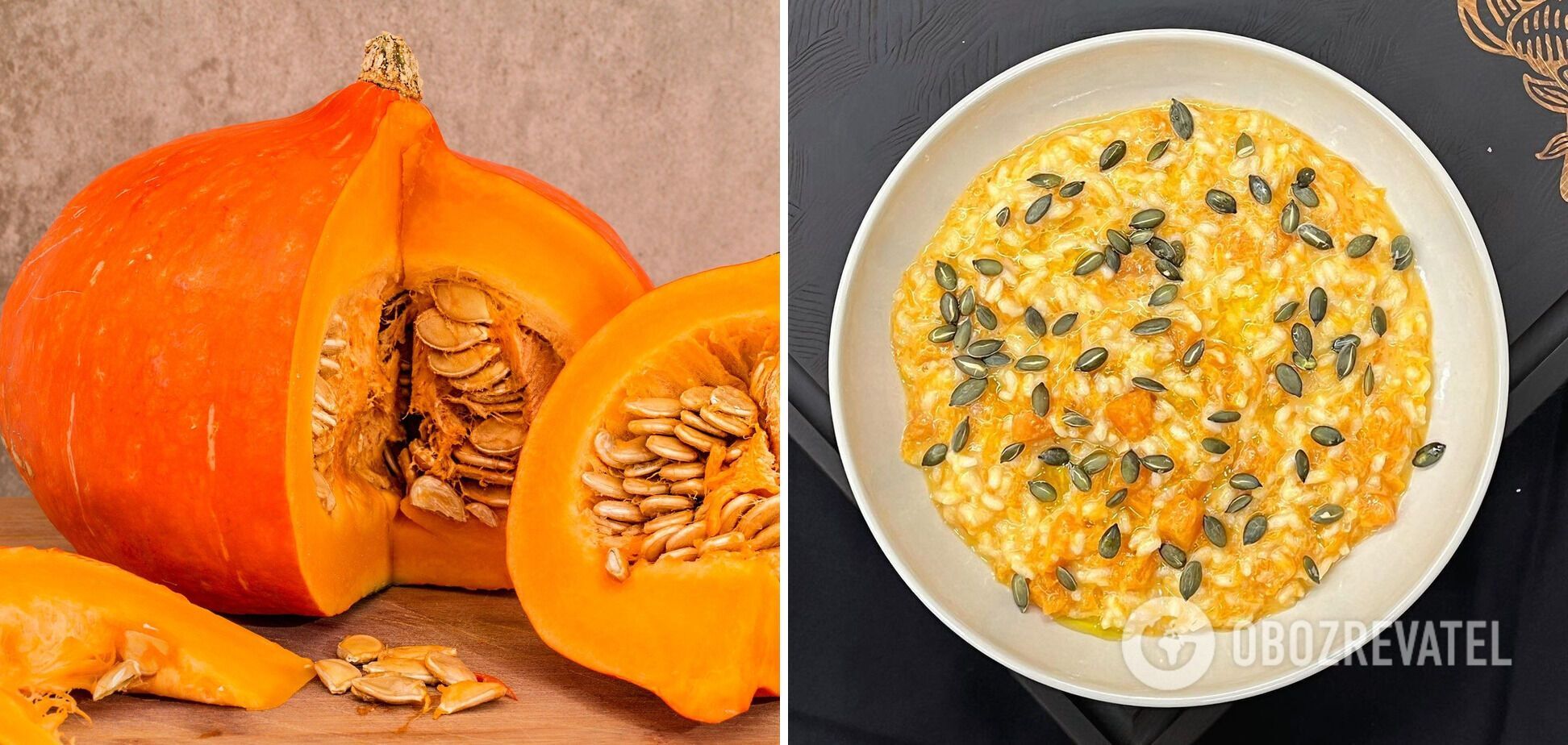 Pumpkin risotto