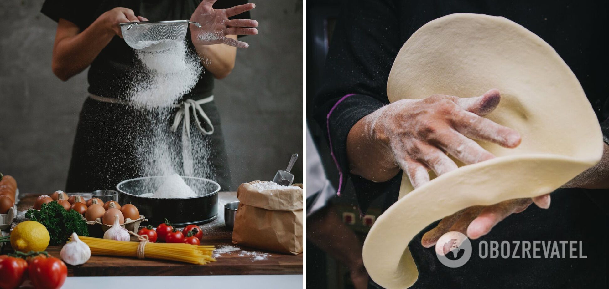 Preparing puff pastry