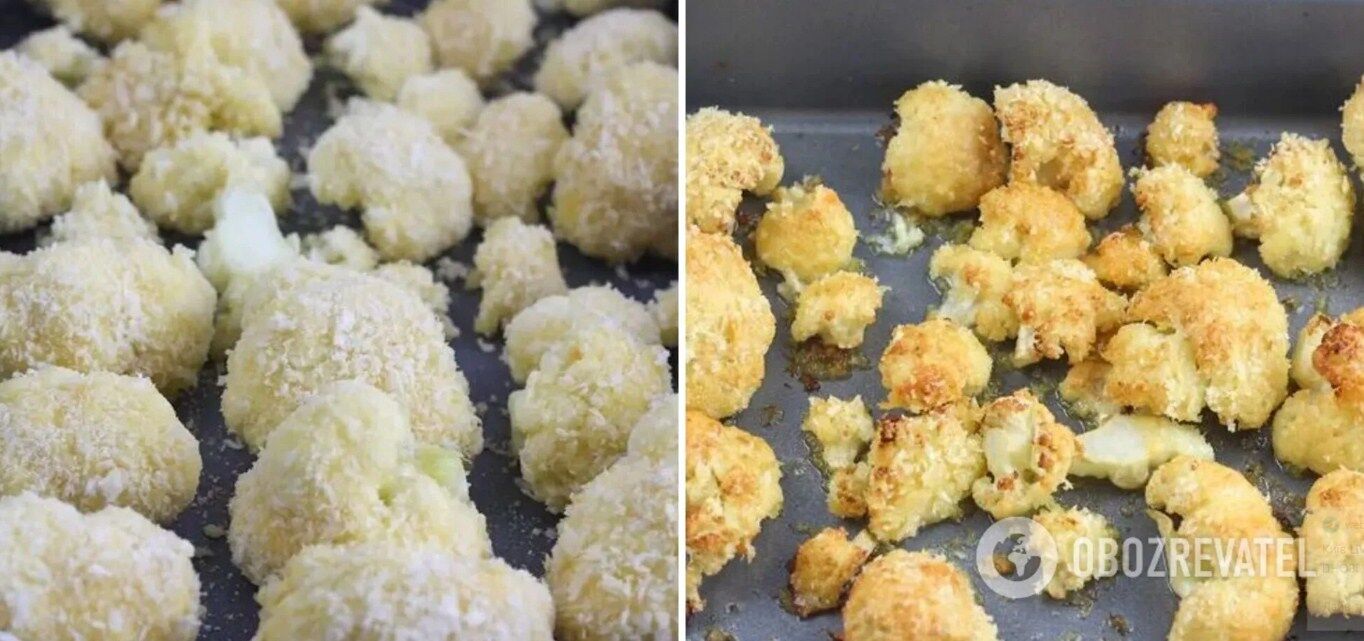 Breaded cauliflower.