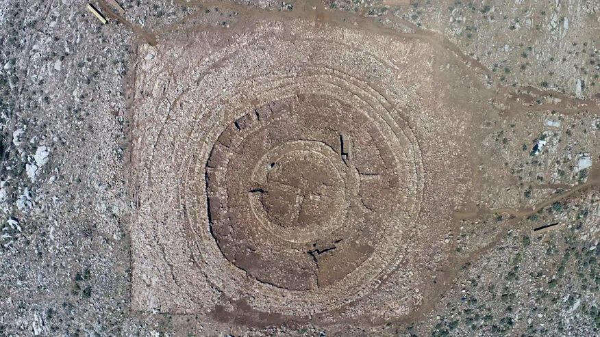 A building with a labyrinth was found on the Greek island of Crete, where rituals were performed 4000 years ago. Photo