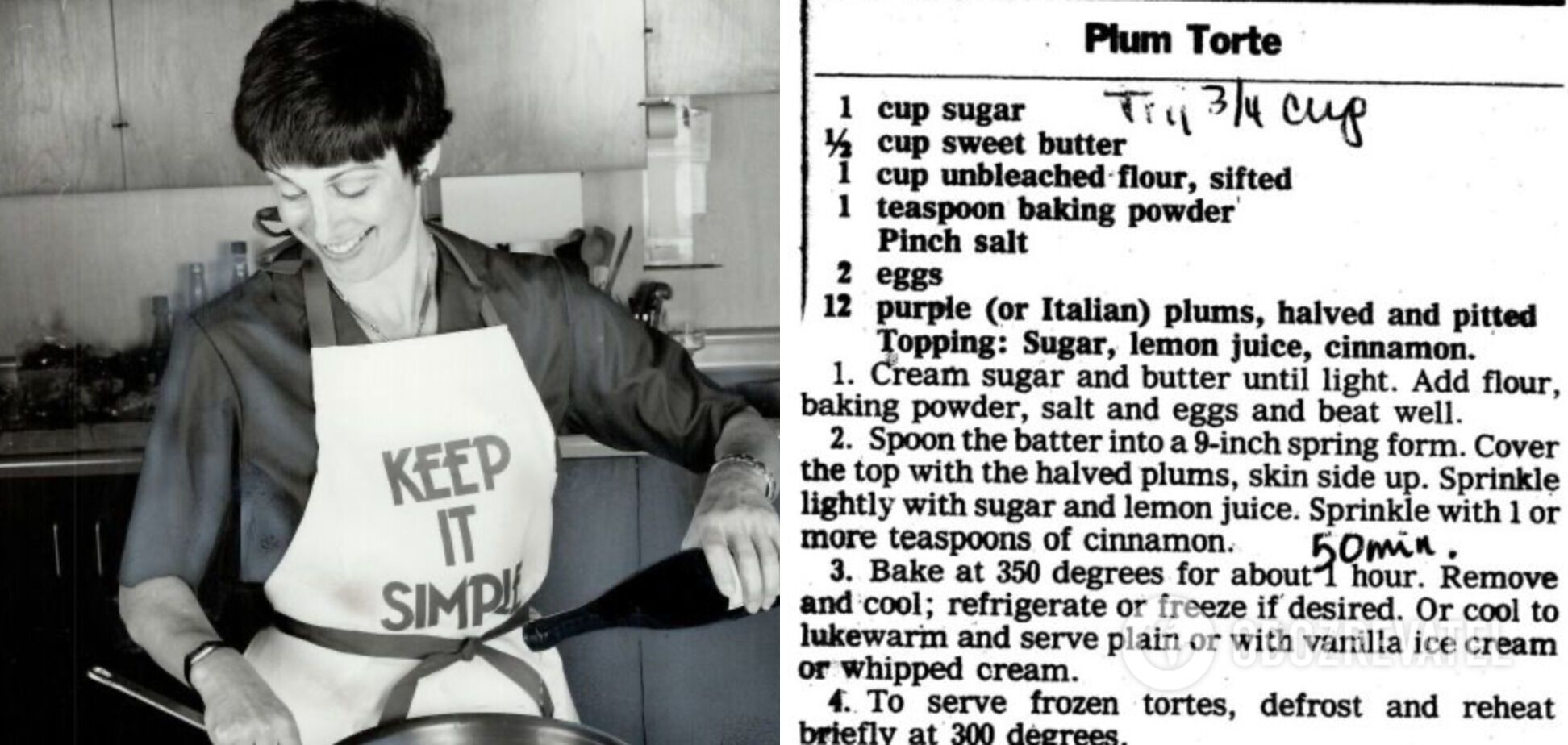 Marian Burros and the recipe for the popular pie