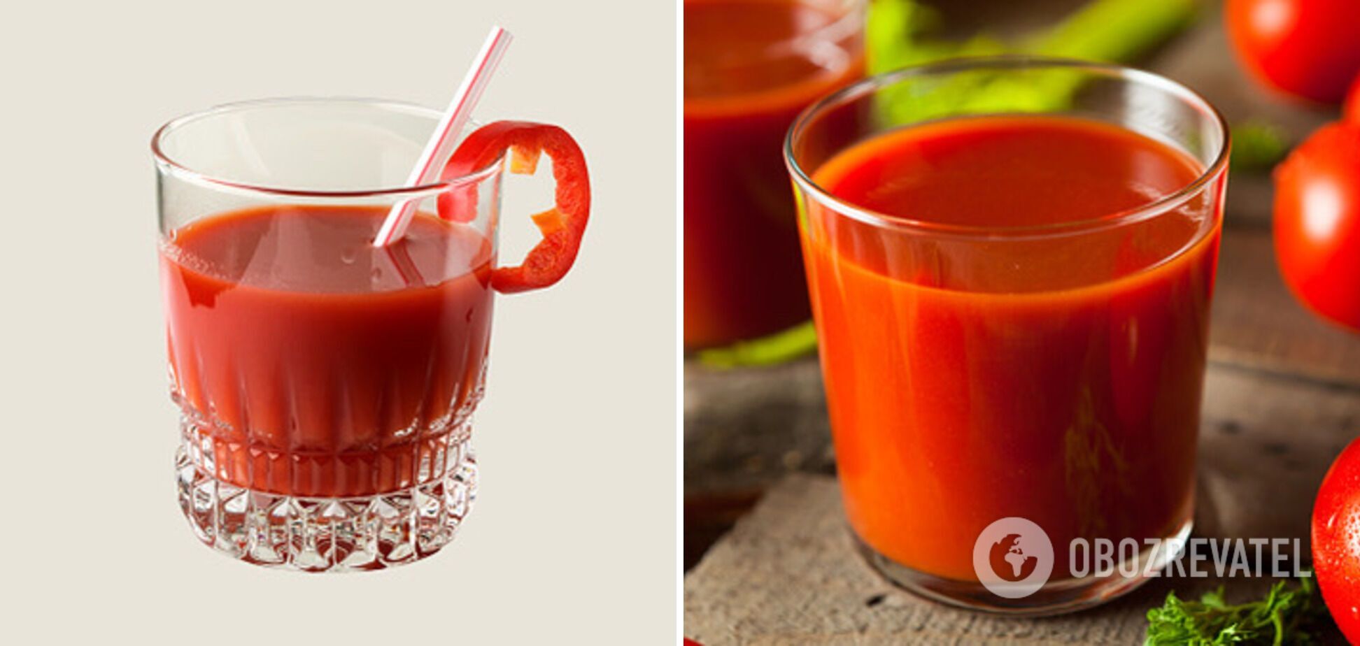 Tomato juice for fish