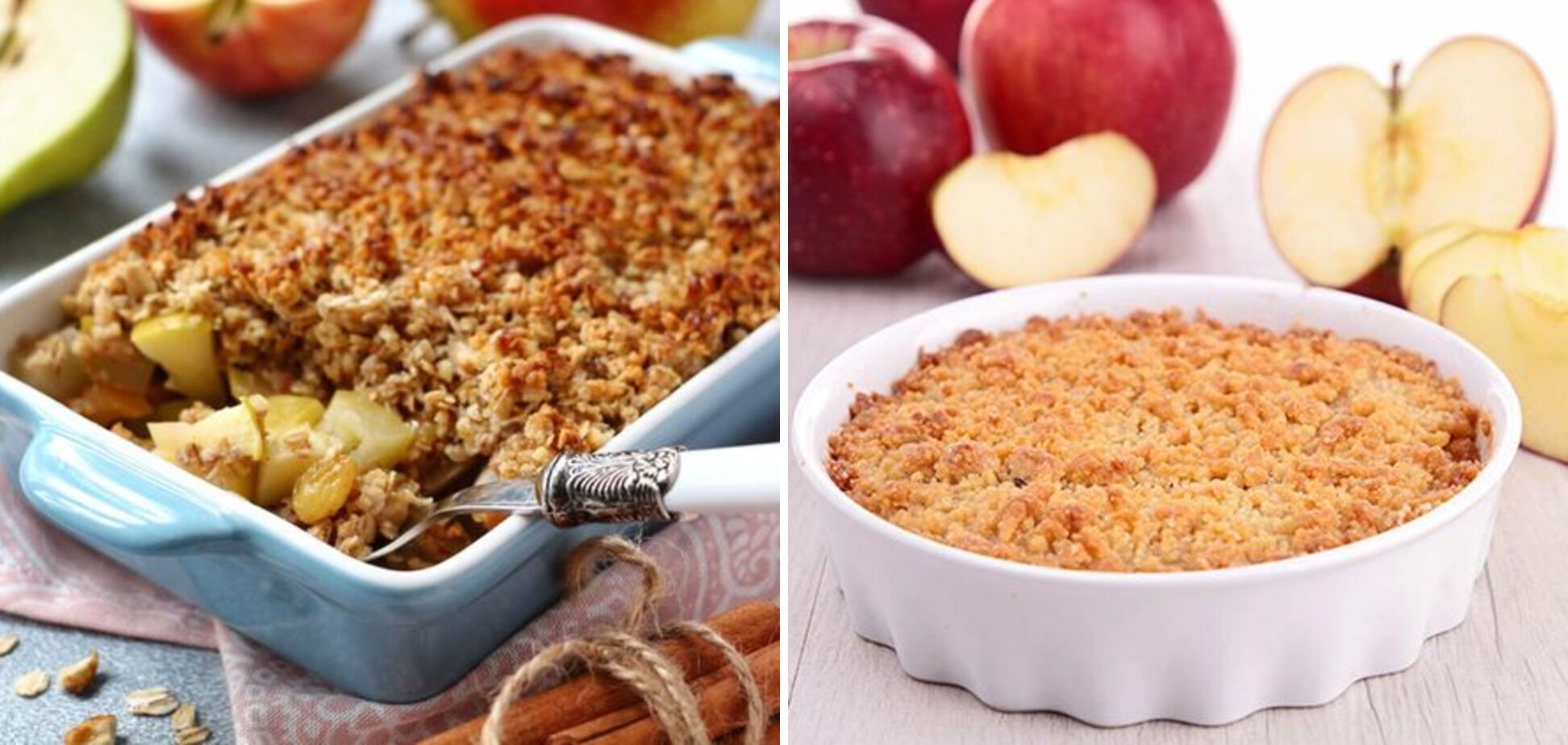 Apple crumble