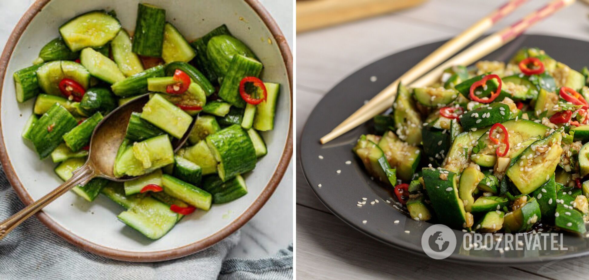 What are smashed cucumbers and how to cook them.