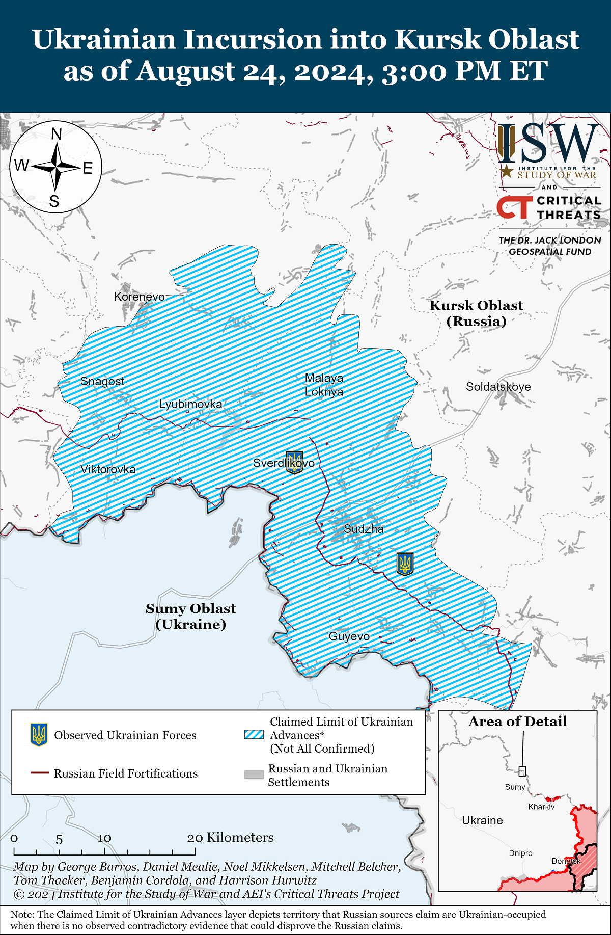 Ukrainian Armed Forces take control of two more settlements in Kursk region - Zelensky