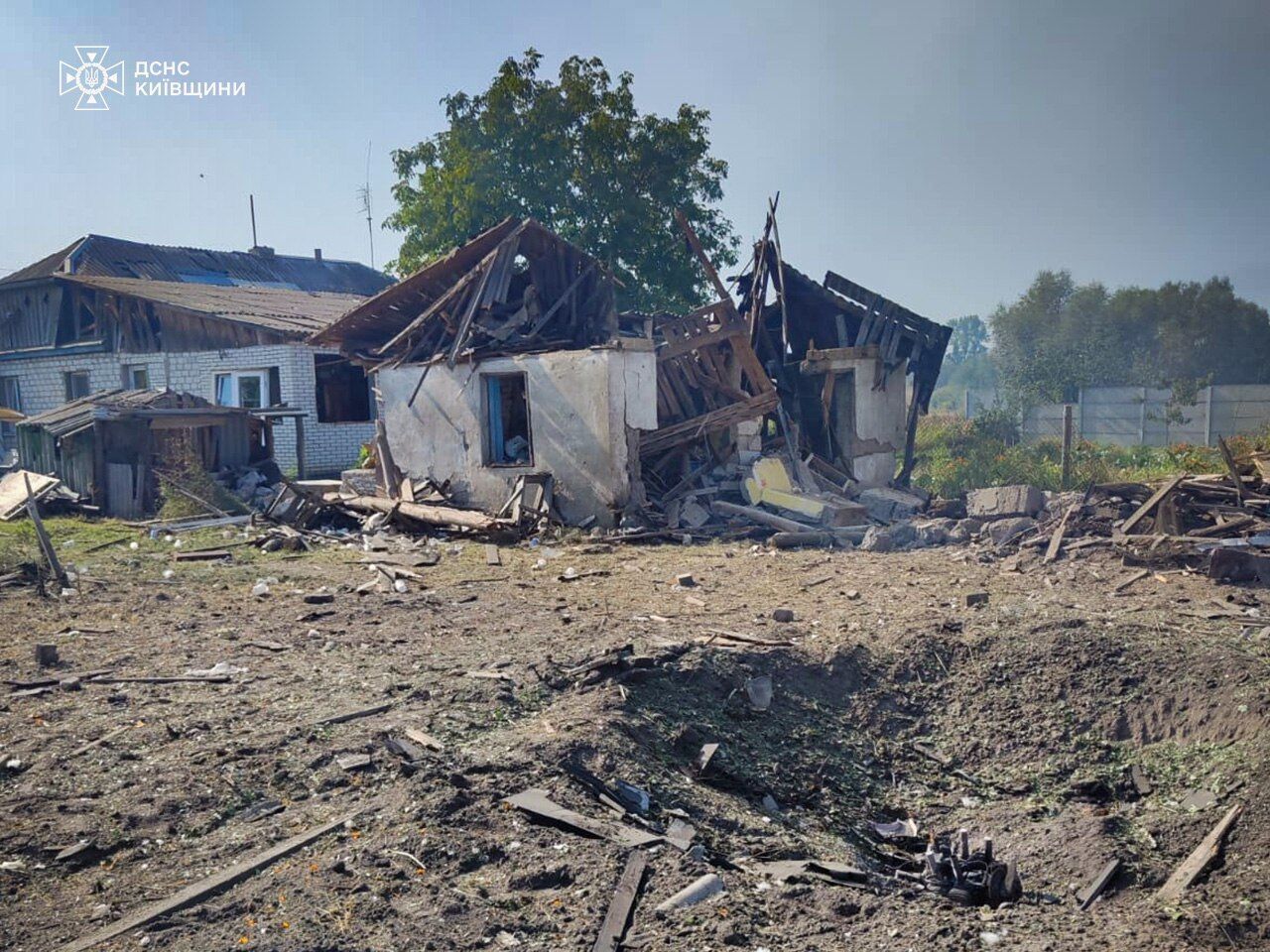 Infrastructure facilities damaged, a baby among the victims: all the details about the consequences of the Russian attack on Kyiv region. Photos