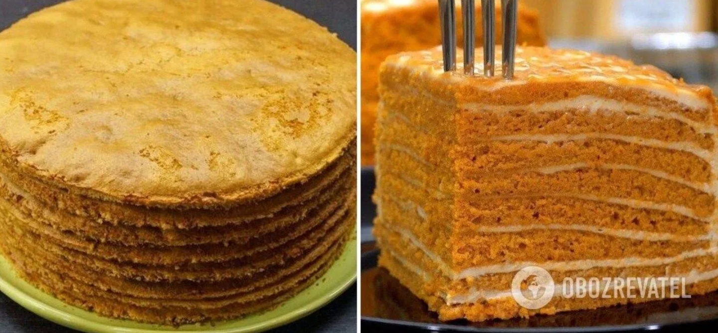 Honey cakes for a honey cake