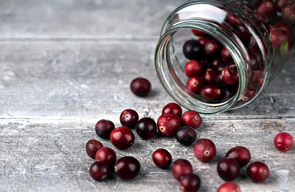 Cranberry jam with orange.