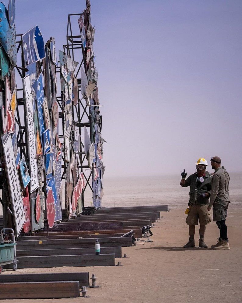 ''People touch the sharp edges and cry''. What does the Ukrainian installation I'm Fine at Burning Man 2024 mean?