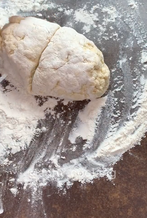 Ready-made dough.