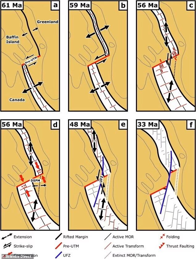 Scientists have discovered a continent between Canada and Greenland, which was formed 60 million years ago