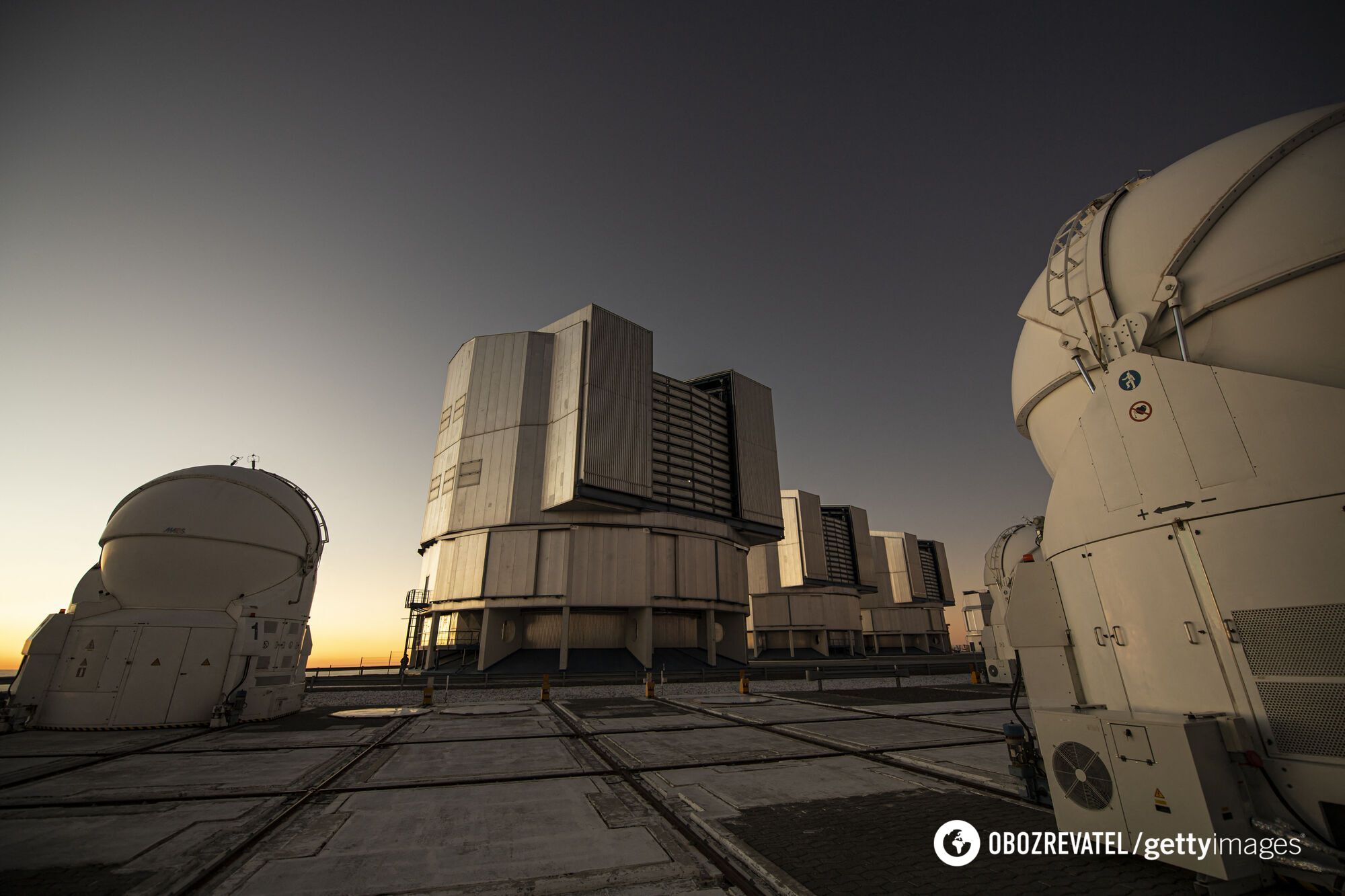 Zodiacal light: a startling glow of interplanetary dust was filmed over an observatory in Chile. Photo