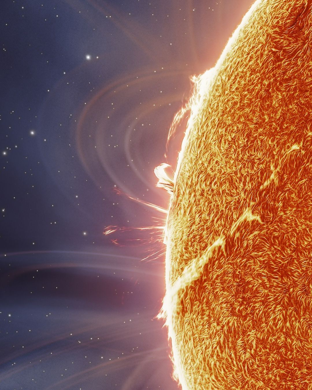 This is how chaos looks like: the astrophotographer showed a dynamic image of the Sun. Photo.