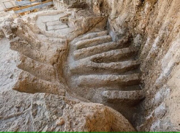 A 3,000-year-old structure from the city of Jesus' birth and a ''red worm'' that is mentioned 25 times in the Bible has been found in Israel. Photo