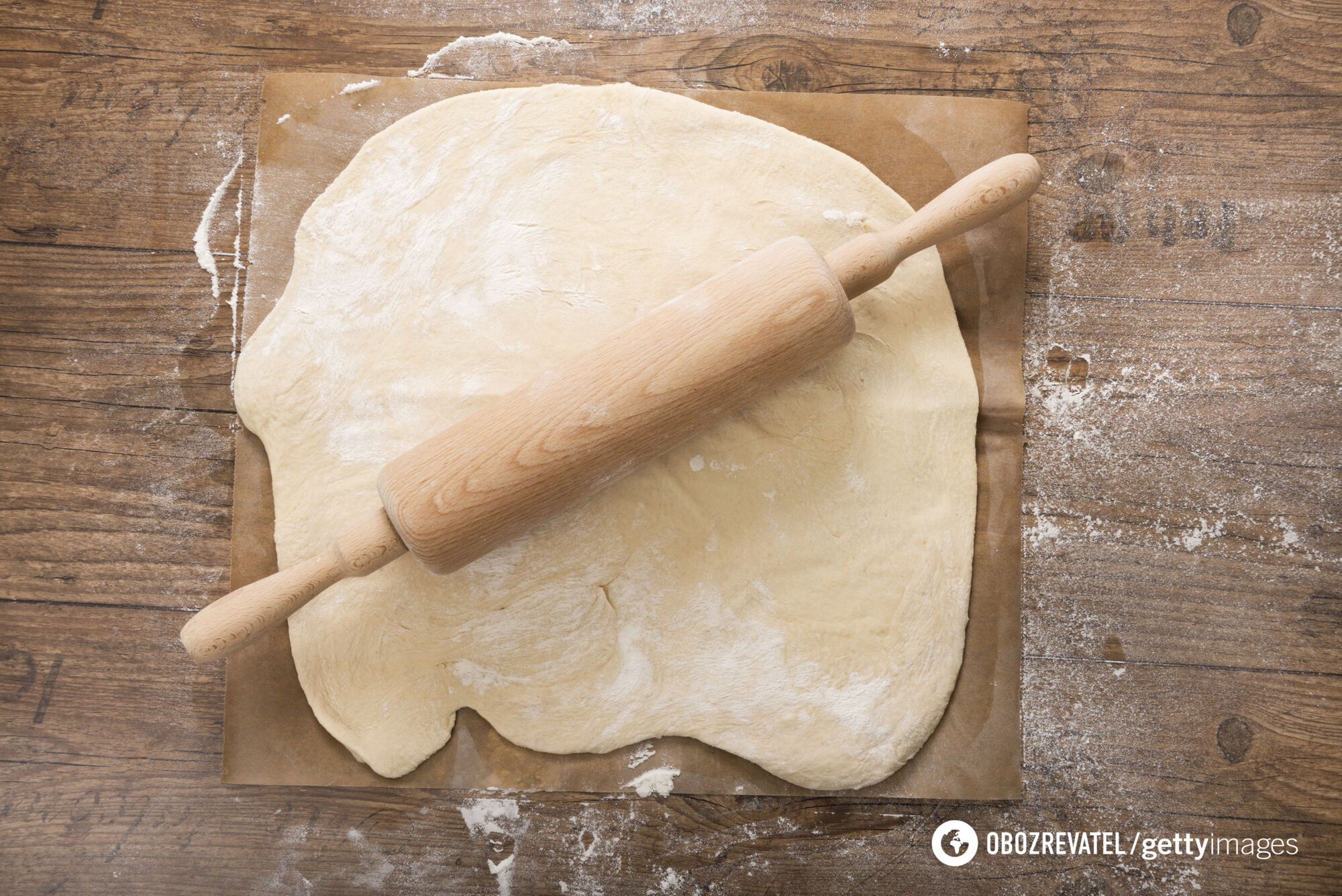 Roll out the dough only with a cold rolling pin