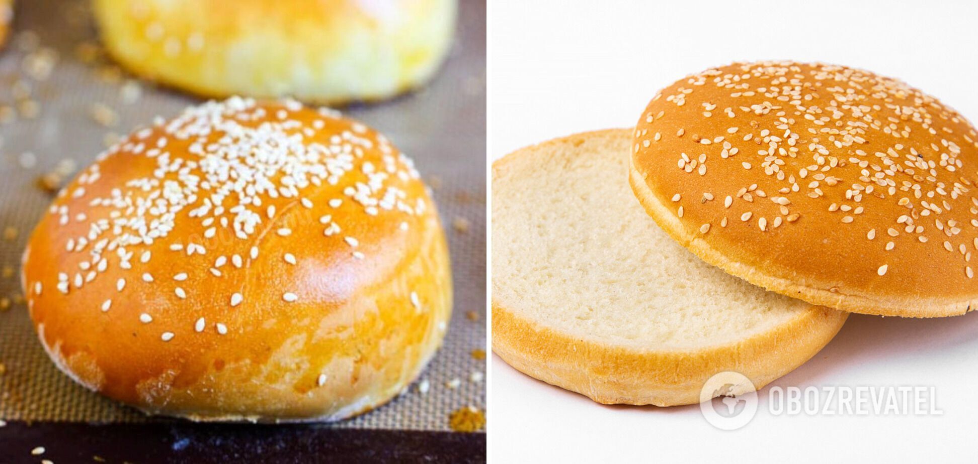 Sesame seed buns