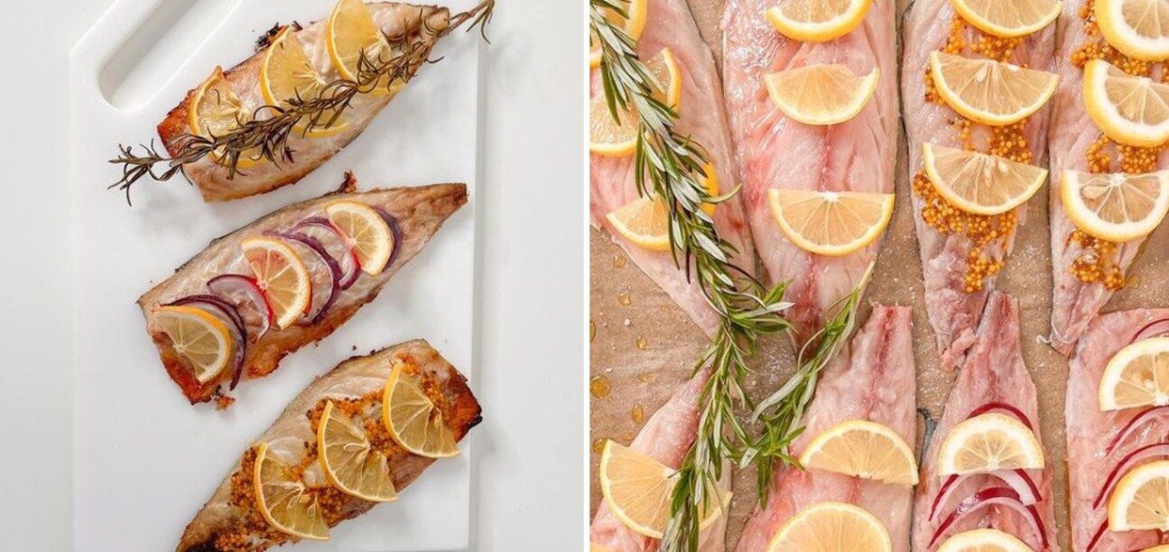 How to bake mackerel with spices and lemon