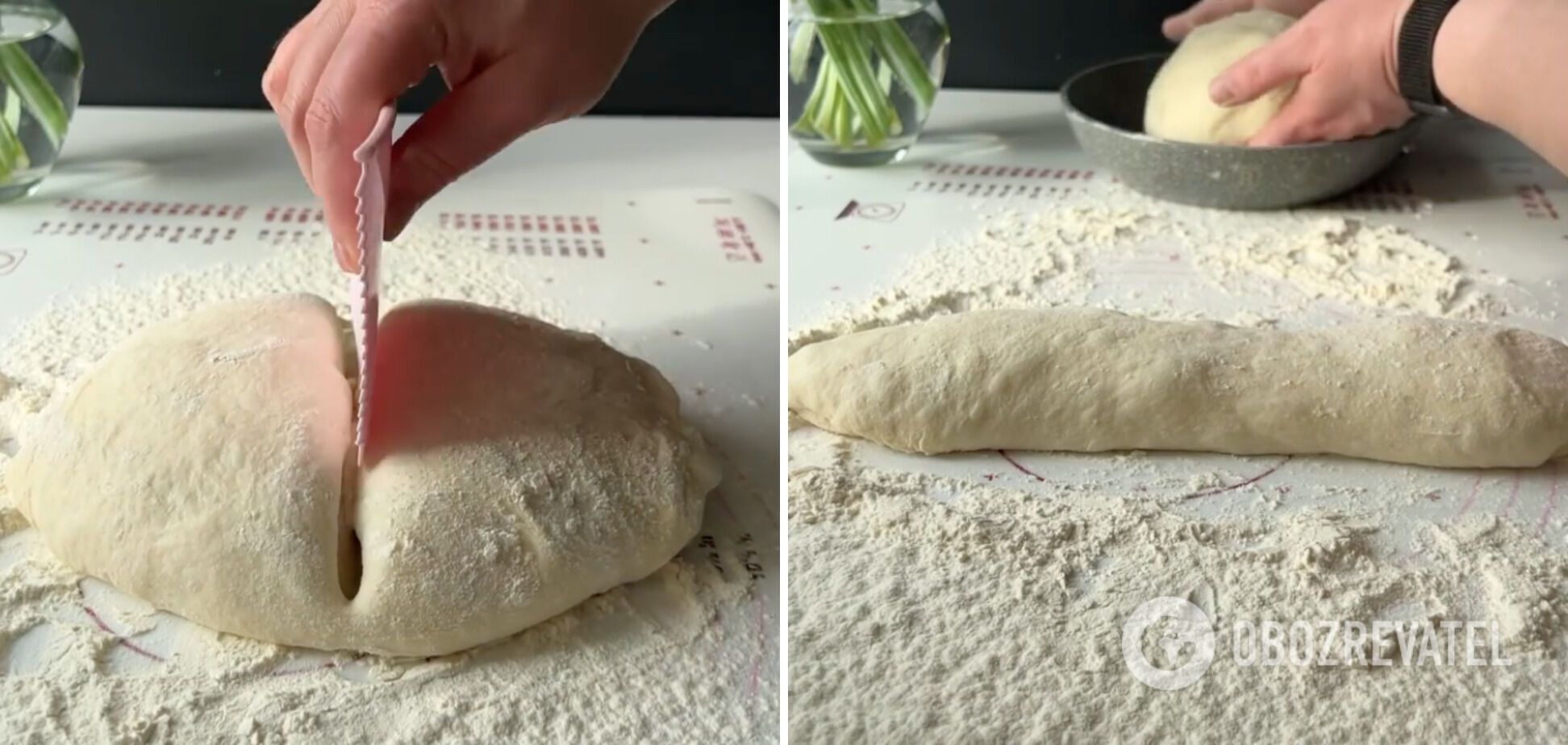 Bread can be made in different shapes