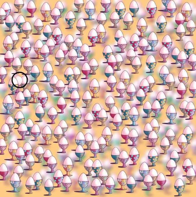 Find the golf ball: a challenging puzzle for smart and clever people