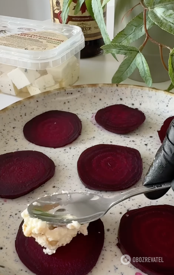 Beet appetizer