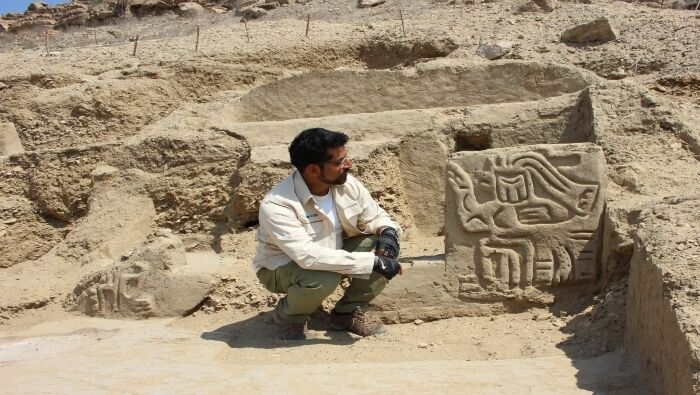 A 5,000-year-old ceremonial temple and human skeletons. In Peru, archaeologists have unearthed valuable finds