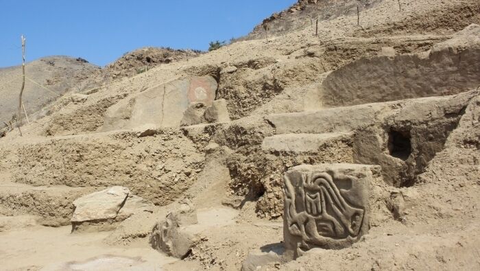 A 5,000-year-old ceremonial temple and human skeletons. In Peru, archaeologists have unearthed valuable finds