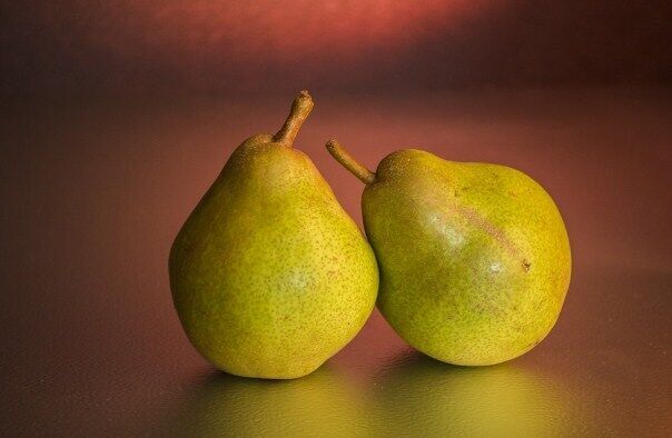 Fresh pears.