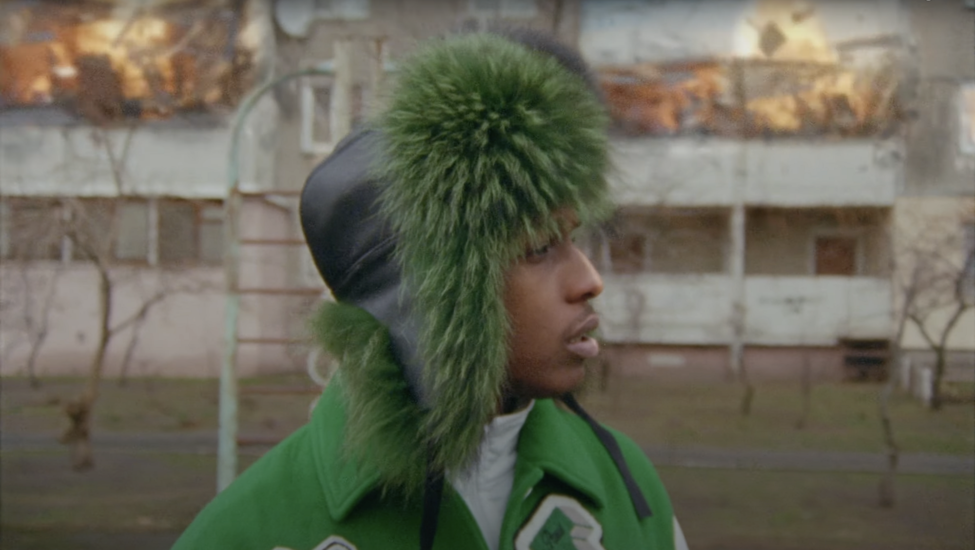 Explosions, bears and ''Soviet aesthetic'': A$AP Rocky's new clip shot in Kyiv receives backlash 