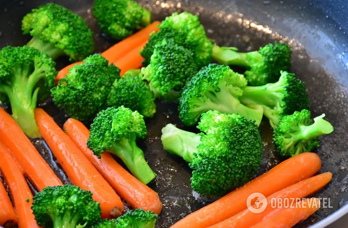 How to cook vegetables correctly