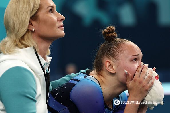 ''I'm ashamed to watch''. The Russian champion, who supported ''Z,'' was caught up in karma at the 2024 Olympics. She burst into tears. Photo