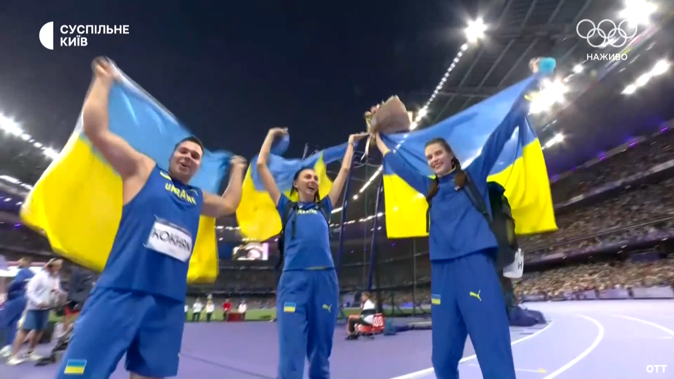 Ukraine has won three medals in one day: Maguchikh won the gold medal at the 2024 Olympics. Two more bronze medals in athletics