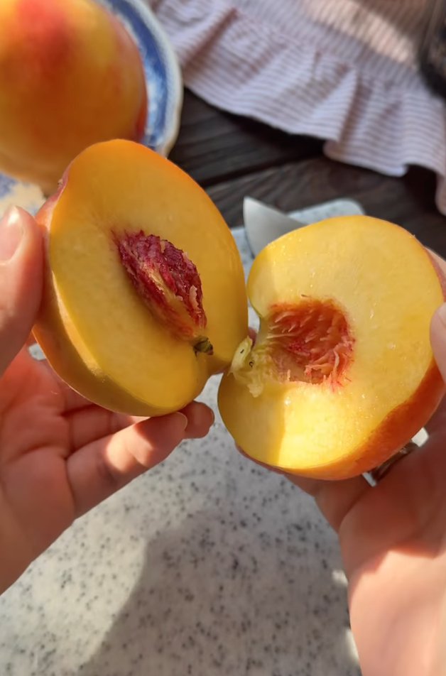 Peaches for dessert