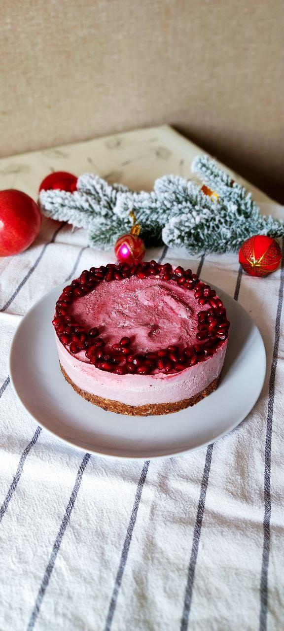 Raspberry cheesecake without baking