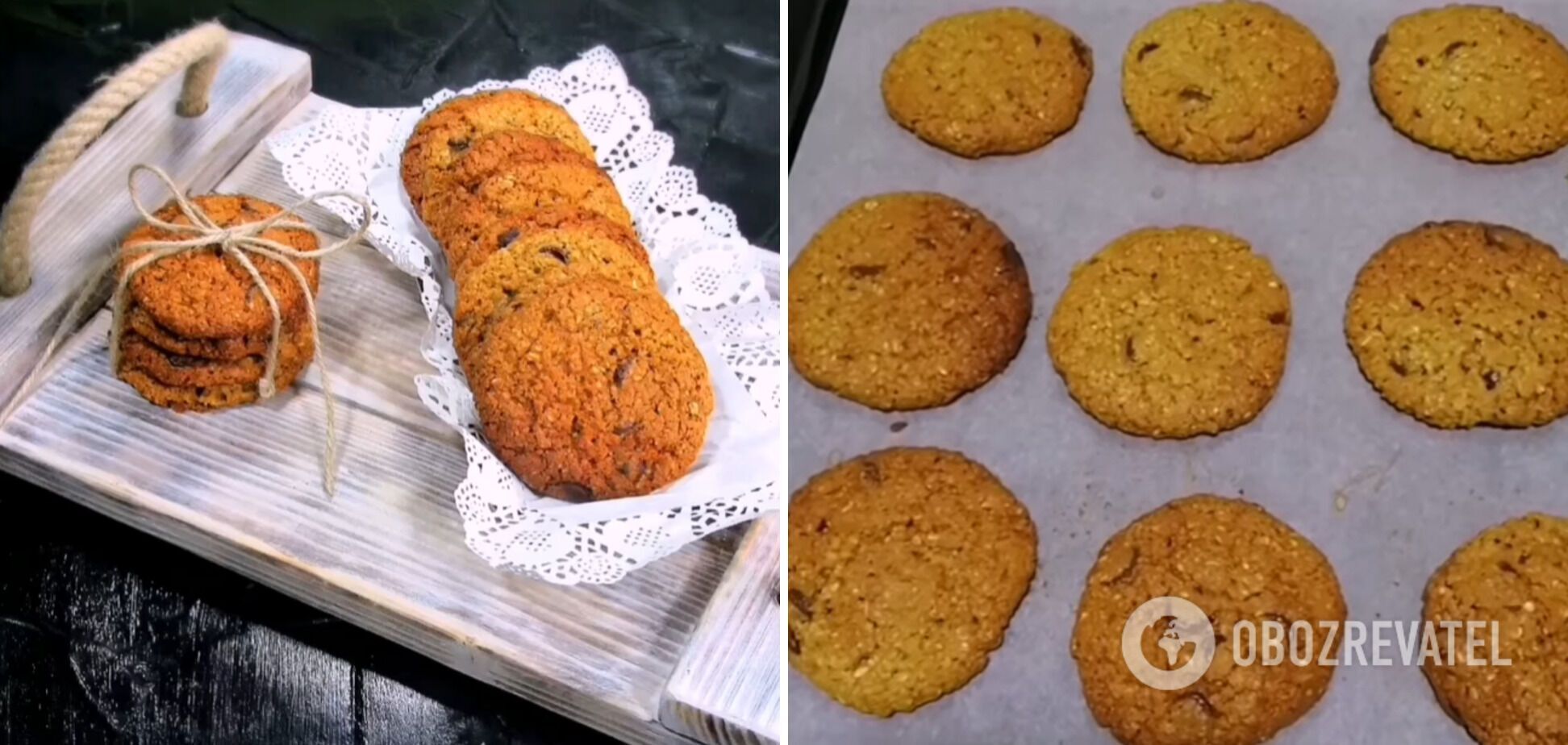 Oatmeal cookies with oat flour