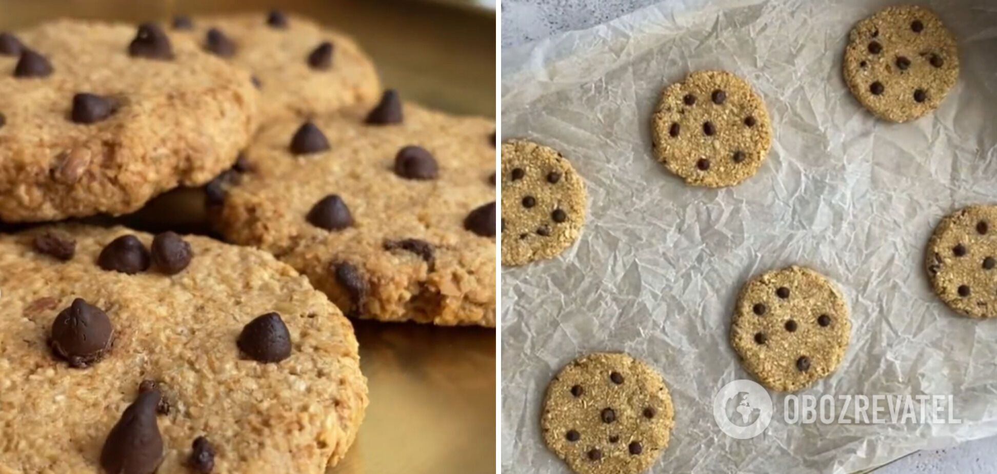 Oatmeal cookies with oatmeal