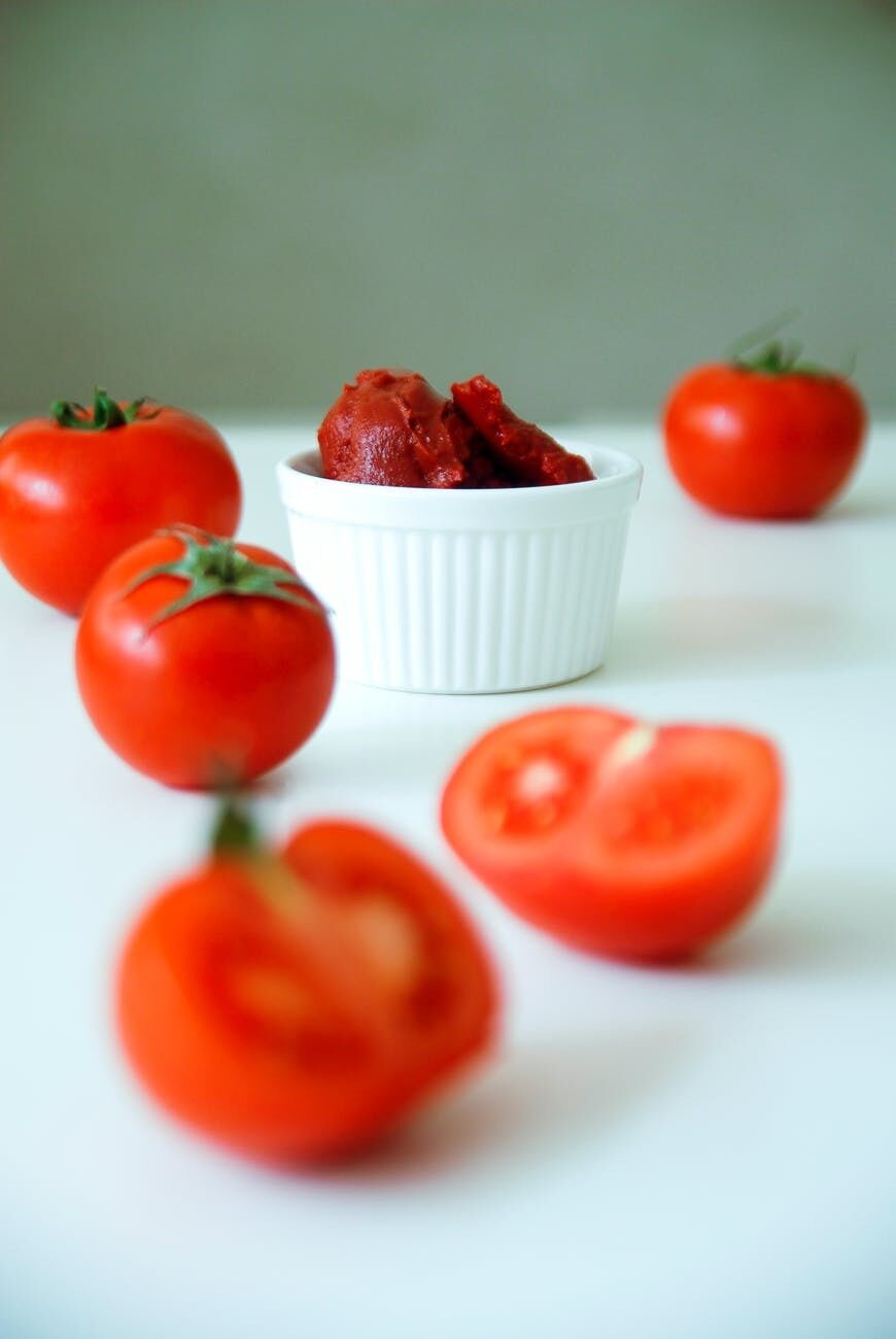 Tomato paste for the dish.