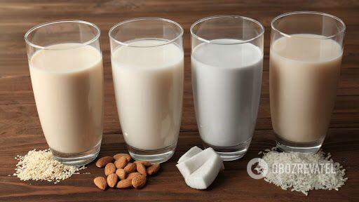 Types of plant milk