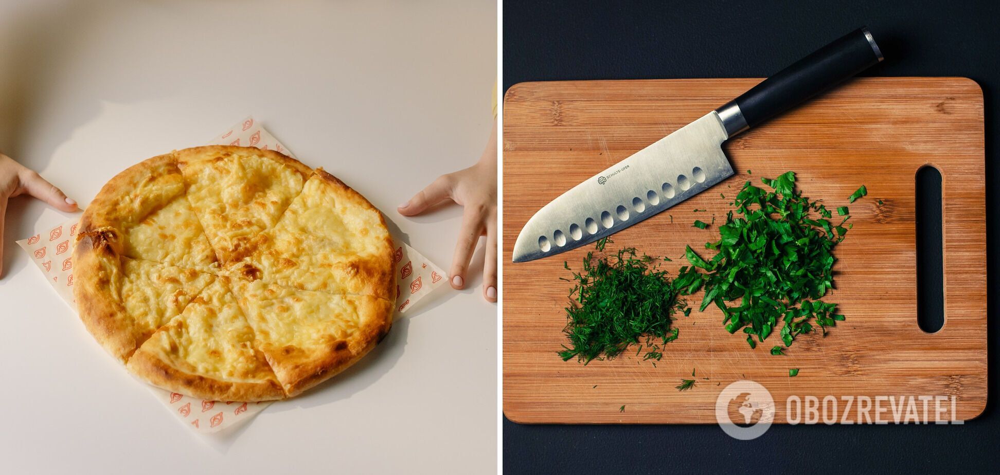 Khachapuri in a pan