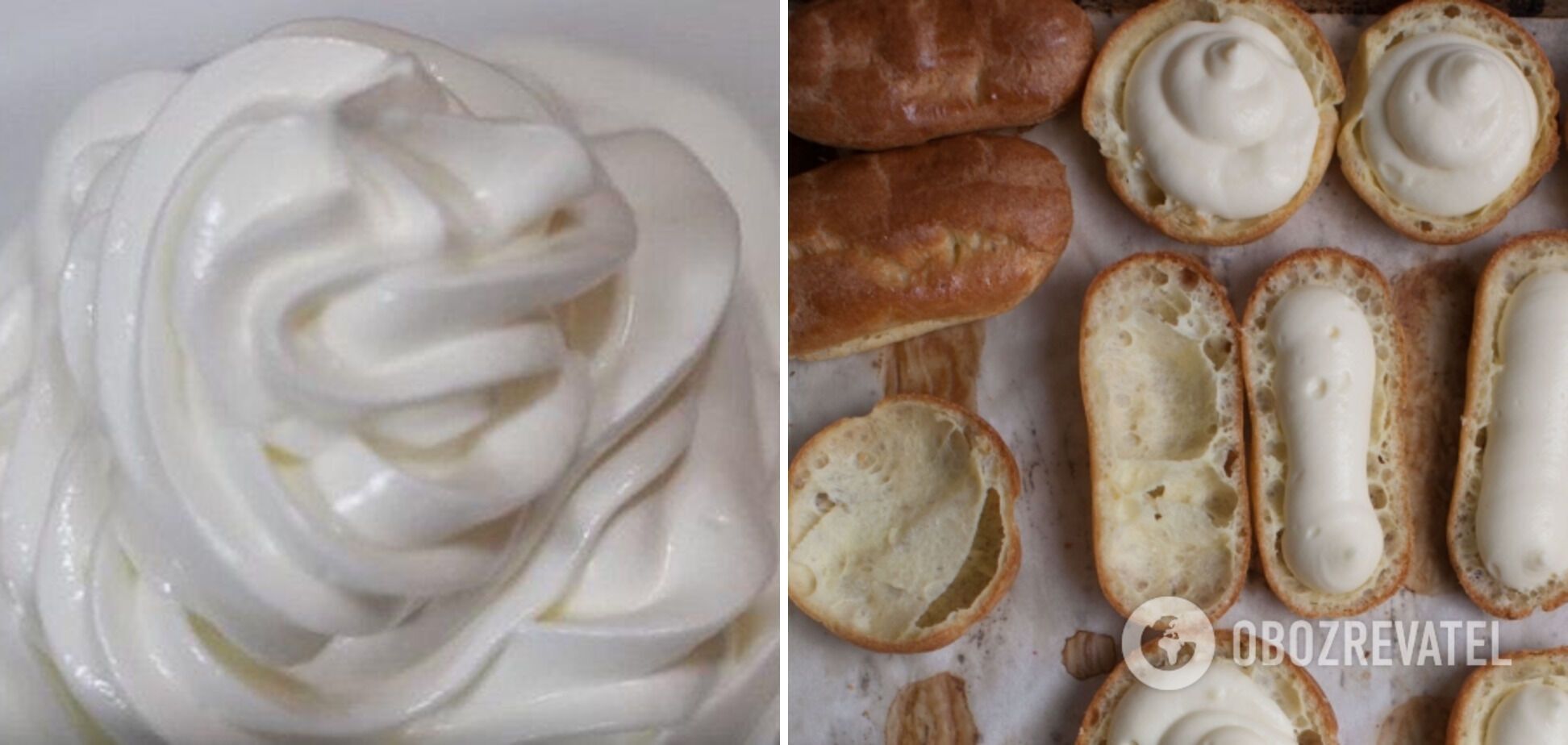 Custard for eclairs