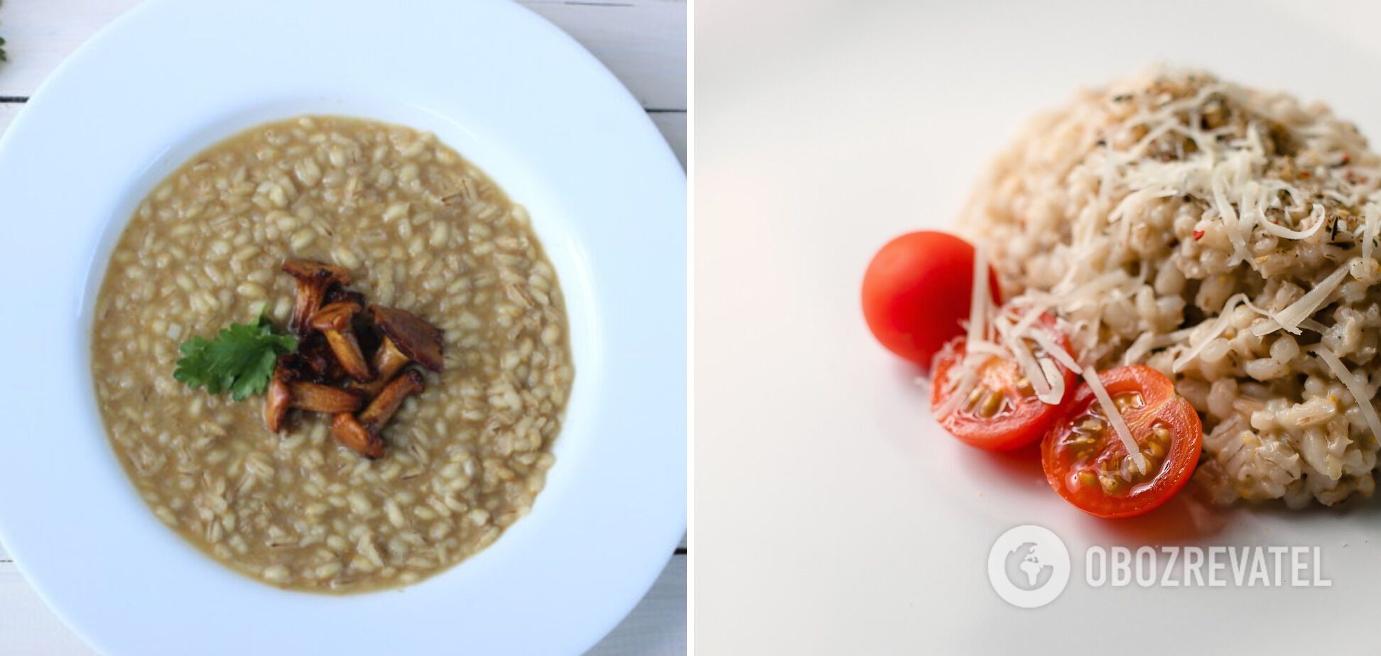 Combination with pearl barley