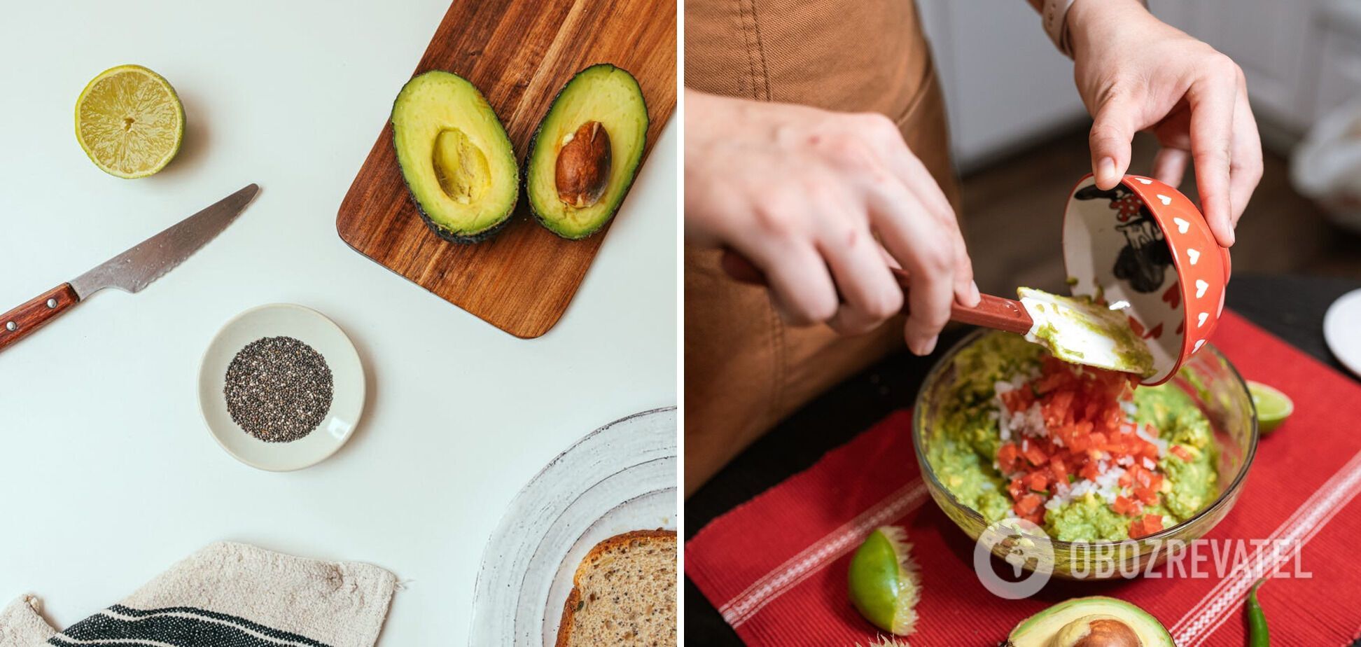 Cooking with avocados
