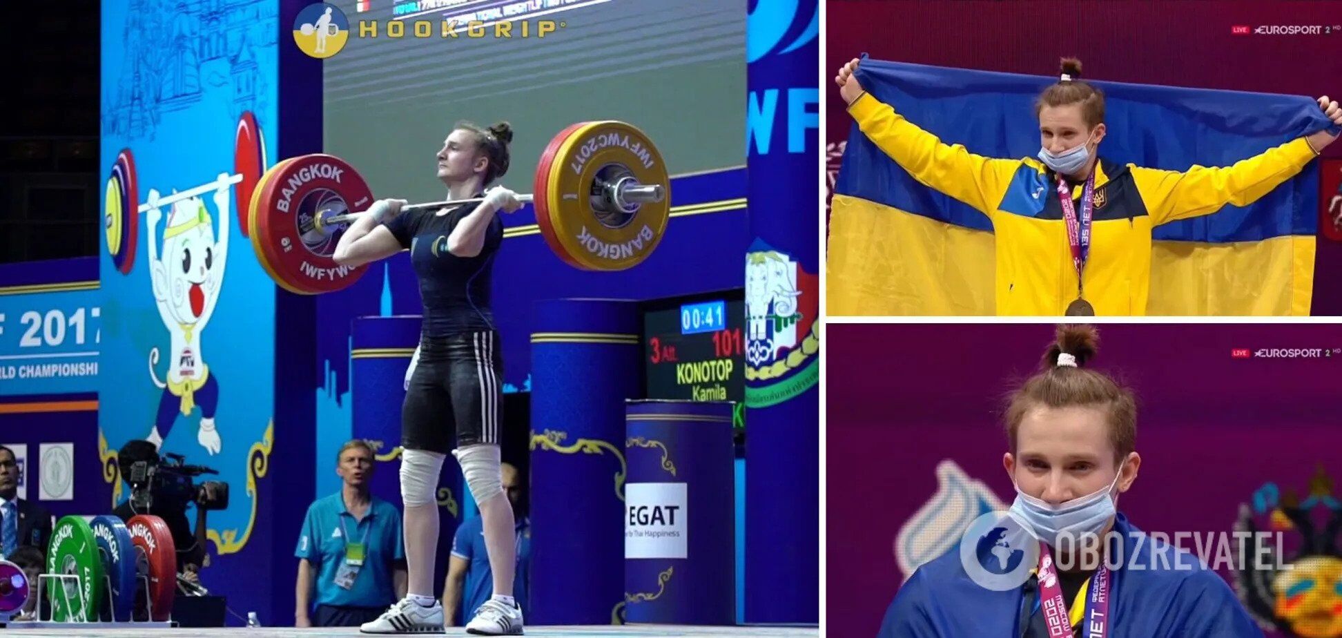 The three-time European champion from Ukraine was dramatically left without a medal at the 2024 Olympics. Video