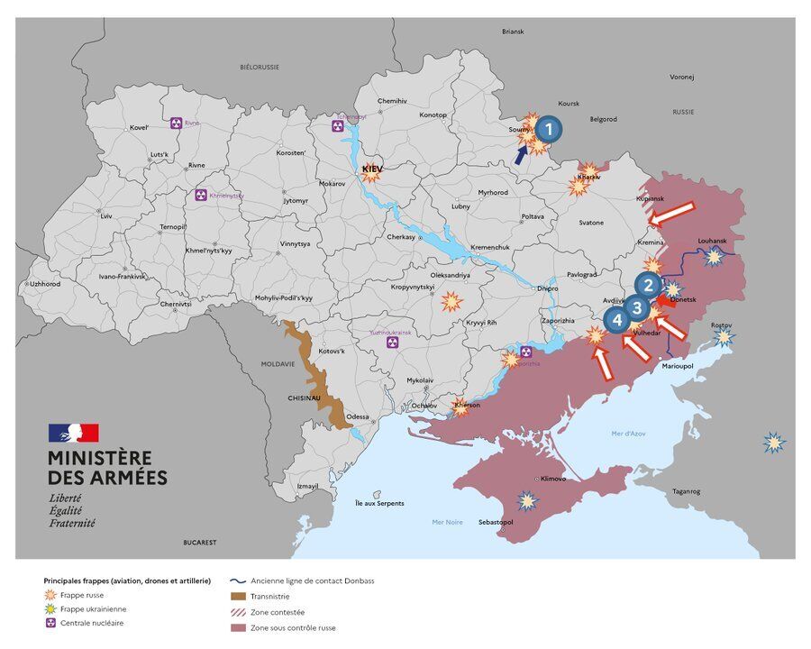 Міноборони Франції: наступ ЗСУ на Курську область має успіх